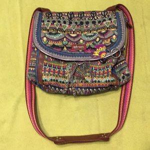 Sakroots Elephant Purse - backpack or sling style